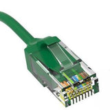 8ft Green Slim Cat6 Ethernet Patch Cable