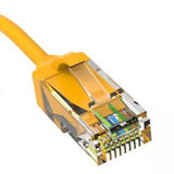 6ft Yellow Slim Cat6 Ethernet Patch Cable