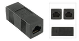 Unshielded Inline Ethernet Coupler, Female RJ45 to Female RJ45 (connects two patch cables) - Deep Surplus