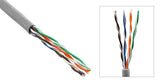 PVC Solid (CMR) Cat 5E UTP Ethernet Bulk Cable, 1,000ft (standard in-wall cable) - Deep Surplus