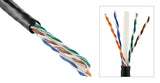 PVC Solid (CMR) Cat 6 UTP Ethernet Bulk Cable, 1,000ft (standard in-wall cable) - Deep Surplus