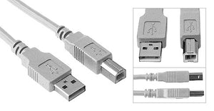 USB Cable A Male to B Male (USB 2.0) - Deep Surplus