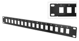 Unloaded 19" Patch Panel - Insert Your Own Jacks - Deep Surplus