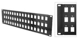Unloaded 19" Patch Panel - Insert Your Own Jacks - Deep Surplus