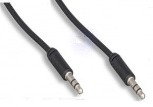 Connection Audio jack 3.5mm male-male stereo