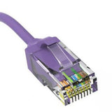 20ft Purple Slim Cat6 Ethernet Patch Cable