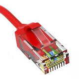 3ft Red Slim Cat6 Ethernet Patch Cable