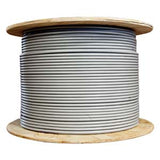 Cat 6A Bulk Cable, 10G Solid PVC 1,000ft - Deep Surplus