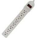 8 Outlet Power Strip with Inline Outlets, Surge Suppressor
