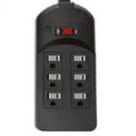 4ft 6 Outlet Power Strip with EMI/RFI Protection