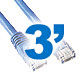 3ft Cat 6A Patch Cable - Deep Surplus