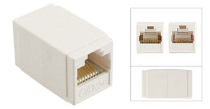 Unshielded Inline Ethernet Coupler, Female RJ45 to Female RJ45 (connects two patch cables) - Deep Surplus