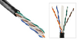 Plenum Solid (CMP) Cat 6 UTP Ethernet Bulk Cable, 1,000ft (Enhanced Fire Rating) - Deep Surplus