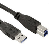 USB Printer/Device Cable A Male to B Male - USB 3.0 (3.2 Gen 1) - Bridge Wholesale