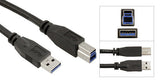 USB Printer/Device Cable A Male to B Male - USB 3.0 - Bridge Wholesale