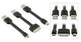 USB 3 piece Mini Adapter Cable Kit, 4 inch Adapter Cables (USB 2.0) - Deep Surplus