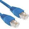 100ft Blue Cat 6 Solid Plenum Patch Cable, with Boots - Deep Surplus