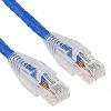 5ft Blue Cat 6 Solid Plenum Patch Cable, with Boots - Deep Surplus